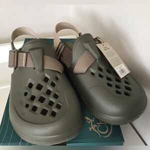 Mens Chaco Moss Green Clog Shoes Sz 9